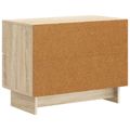 vidaXL Nočný stolík Dub sonoma 62 x 34,5 x 47,5 cm Kompozitné drevo