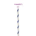 vidaXL Lodné lano biele 4 mm 500 m polypropylén