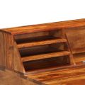 vidaXL Stôl 110x50x94 cm masívne akáciaové drevo a oceľ