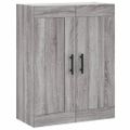 vidaXL Vysoká skrinka sivý dub sonoma 69,5x34x180 cm spracované drevo