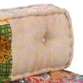 vidaXL Taburetka, patchwork, látka