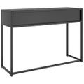 vidaXL Konzolový stolík antracitová 106x35x75 cm oceľ
