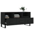 vidaXL TV stolík čierny 102x36x50 cm kompozitné drevo