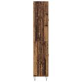 vidaXL Highboard Staré drevo 69,5 x 34 x 180 cm Kompozitné drevo