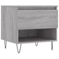 vidaXL Konferenčné stolíky 2 ks sivé sonoma 50x46x50 cm kompoz. drevo