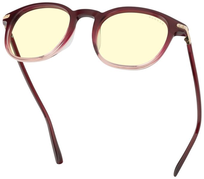 GUNNAR kancelárske/hermé okuliare SOFIA GARNET FADE CRYSTAL jantárové sklá BLF 65 GUNNAR focus