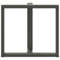 vidaXL Nohy k jedálenskému stolu v tvare T, 2 ks, antracitové, 80x35x(72-73) cm, oceľ