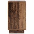 vidaXL Nočný stolík Staré drevo 33,5 x 34,5 x 60 cm Kompozitné drevo