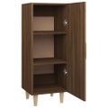 vidaXL Komoda hnedý dub 34,5x34x90 cm spracované drevo