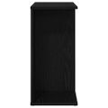 vidaXL Nočný stolík čierny dub 46,5x29x61 cm kompozitné drevo