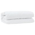 vidaXL 2-v-1 Prikrývka 220 x 155 x 10 cm Zima Polyester Biela