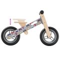 vidaXL Balančný bicykel pre deti sivý potlač
