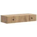 vidaXL Nástenný bočný stôl 87,5 x 34,5 x 17 cm Kompozitné drevo