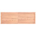vidaXL Stolová doska svetlohnedá 160x50x(2-4)cm ošetrený masív hrany