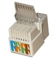 Keystone Cat5E, UTP, samořezací, bílý