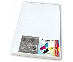 papier MORE obojstranne glossy 100ks/A3  145g Color laser