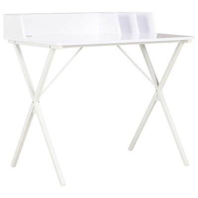 vidaXL Stôl biely 80x50x84 cm