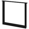 vidaXL Stolové nohy na jedálenský stôl 2 ks, rám v tvare O 80x72 cm