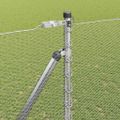 vidaXL Hexagonálny plot s stĺpom 10 x 1,5 m Pozinkovaná oceľ Sieťovina