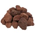vidaXL Sopečné kamene 10 kg červené 5-8 cm