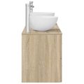 vidaXL Set kabinetov do kúpeľne 3 ks Dub sonoma 49,5 x 35 x 63 cm