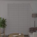 vidaXL Rímske žalúzie Biela 220 x 155 cm Hliník