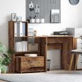 vidaXL Zásuvkový kabinet 55 x 45 x 31 cm Staré drevo