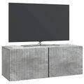 vidaXL Nástenná TV skrinka 78,5 x 31 x 30 cm Betónovo sivá