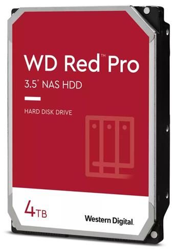 HDD 4TB WD4005FFBX Red Pro 256MB SATAIII 7200rpm Pevný disk, interný, 4TB, SATA III, 3,5", 7200 rpm, 256MB