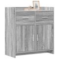 vidaXL Servírovacia skriňa Sivý Sonoma 75 x 36 x 80 cm