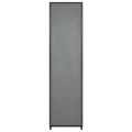 vidaXL Šatník so 4 priehradkami sivý 175x45x170 cm