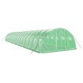 vidaXL Fóliovník s oceľovým rámom zelený 72 m² 18x4x2 m