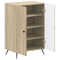 vidaXL Skriňa na topánky BREDA 59,5 x 39,5 x 90 cm Kompozitné drevo