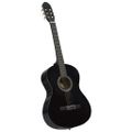 vidaXL Klasická gitara pre začiatočníkov s taškou čierna 4/4 39"