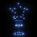 vidaXL Vianočný stromček kužeľ modrých 732 LED svetiel 160x500 cm