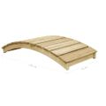vidaXL Záhradný most 170x74 cm impregnované borovicové drevo
