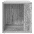 vidaXL Príručný stolík sivý dub sonoma 33x33x34,5 cm spracované drevo