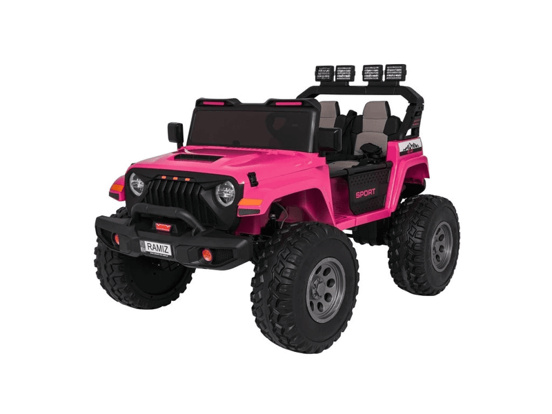 Hollicy Cars Elektrické autíčko Big Wheel Jeep ružová