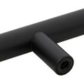 vidaXL Rukoväte na skrinku 10 ks čierne rozstup otvorov 96 mm celková dĺžka 150 mm nehrdzavejúca oceľ