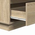 vidaXL Nočný stolík Sonoma dub 71 x 34,5 x 75 cm Kompozitné drevo