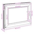 vidaXL Otočné a sklopné okno do suterénu RISOR 80 x 50 cm PVC a sklo