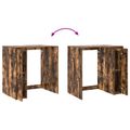 vidaXL Kabinet na práčku Dymová dub 87 x 60 x 89 cm Kompozitné drevo