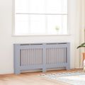 vidaXL Kryt na radiátor antracitový 172x19x81,5 cm MDF