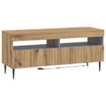 vidaXL 5-dielny LED TV kabinet Dub artisan Kompozitné drevo