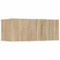 vidaXL TV skrinky 4 ks dub sonoma 80x30x30 cm spracované drevo