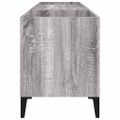 vidaXL Skrinka na platne sivá sonoma 121x38x48 cm kompozitné drevo