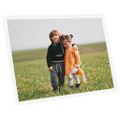 vidaXL Fotorámiky na stenu alebo stôl 3 ks biele 70x90 cm MDF
