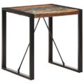 vidaXL Jedálenský stôl 70x70x75 cm, recyklovaný masív