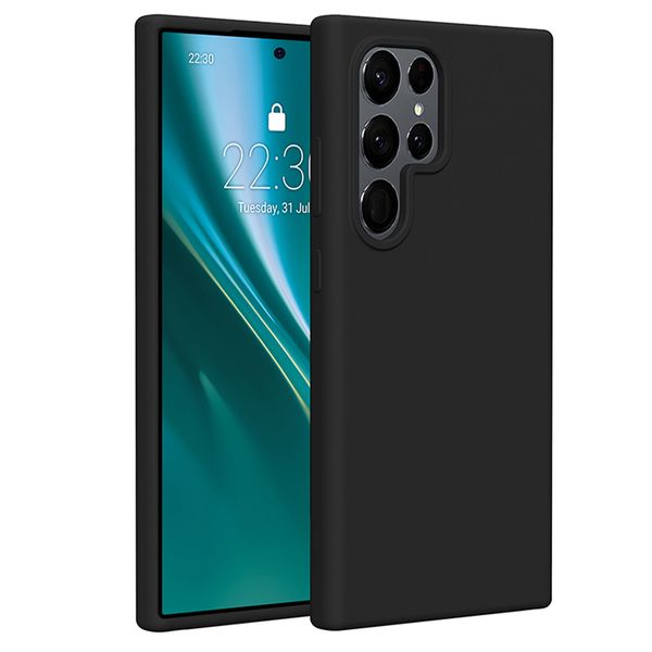 Etteri Silicone puzdro pre Samsung Galaxy S25 Ultra čierna