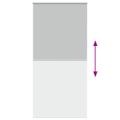 vidaXL Roleta Zatemnenie svetlo šedá 90x210 cm Šírka látky 85,7cm